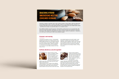 Snacking Hybrid Innovations Meeting Consumer Demand